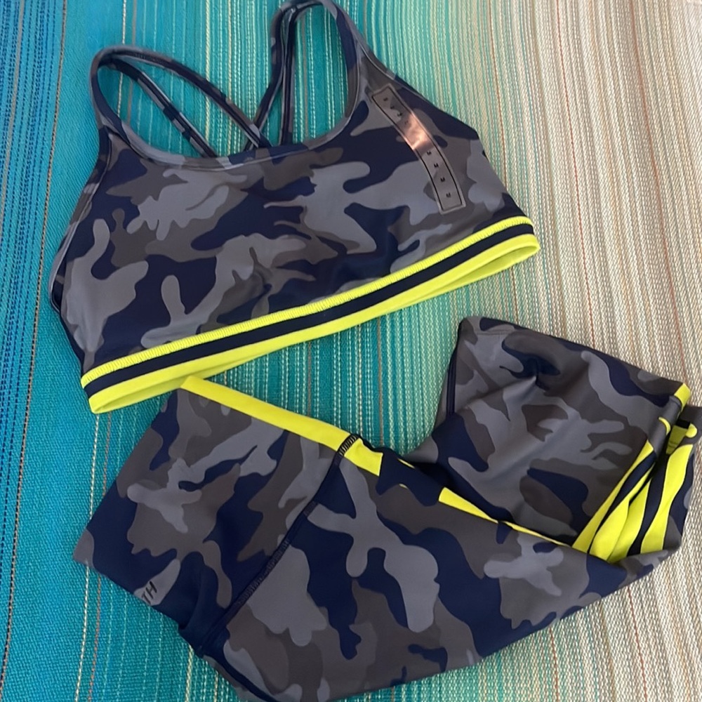 WITH Wear It With Love Camo Set worn by Ally Love Peloton